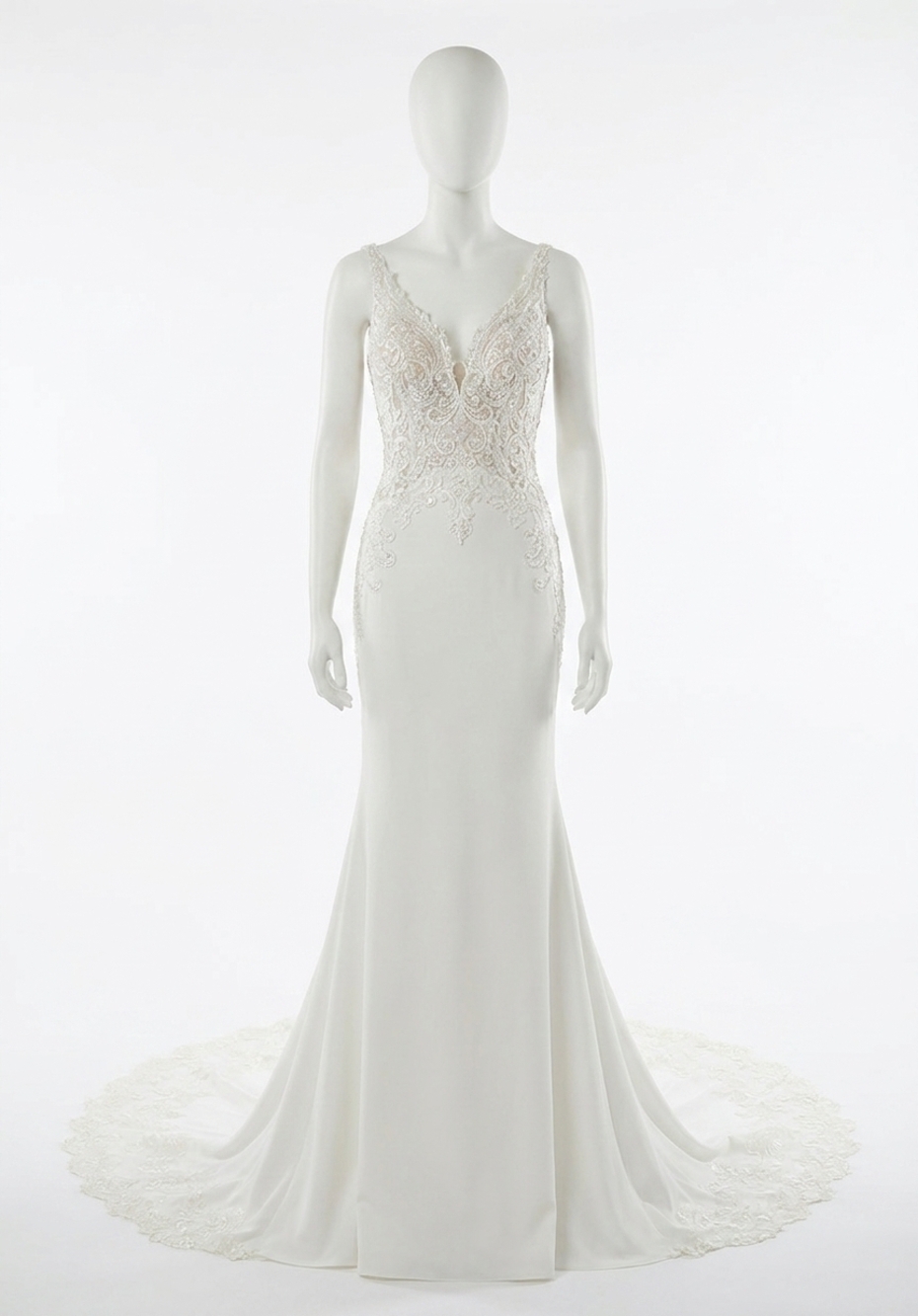 NEW MORILEE raya sleeveless wedding dress in ivory
